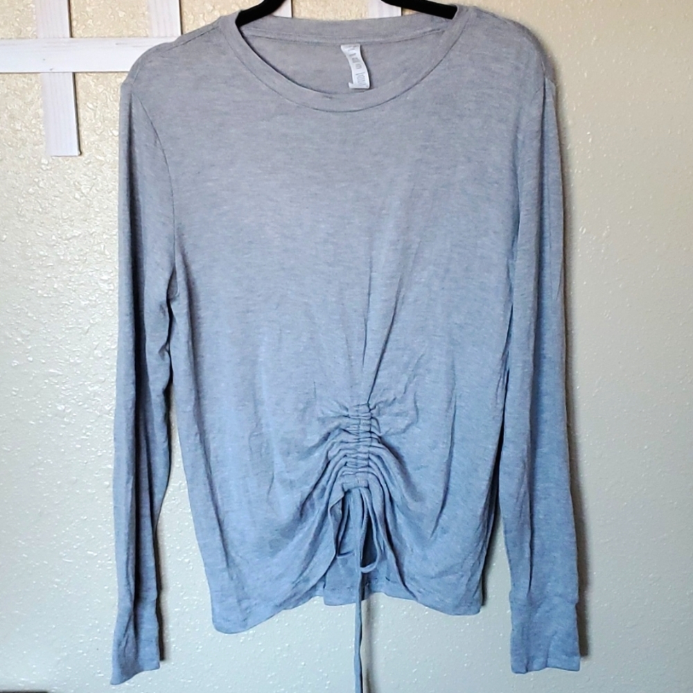 Cover Girl Loungewear Sweatshirt Heather Gray Size SMALL